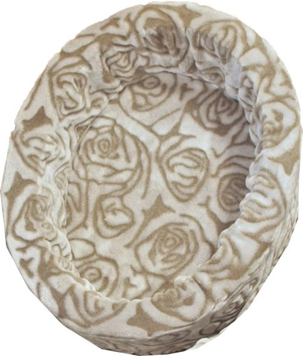 NapZZZ Hondenmand Teddy Roosprint Grijs No 5: 85 X 73 X 22 Cm - Afbeelding 2