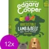Edgard & Cooper Lam & Rund Blik - Voor Volwassen Honden - Hondenvoer - 12 X 400g