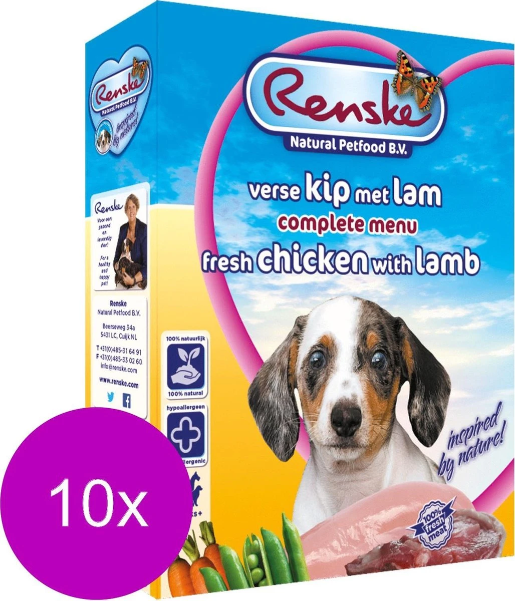 10x Renske Vers Gestoomd Complete Menu Kip - Lam 395 Gr - Afbeelding 7
