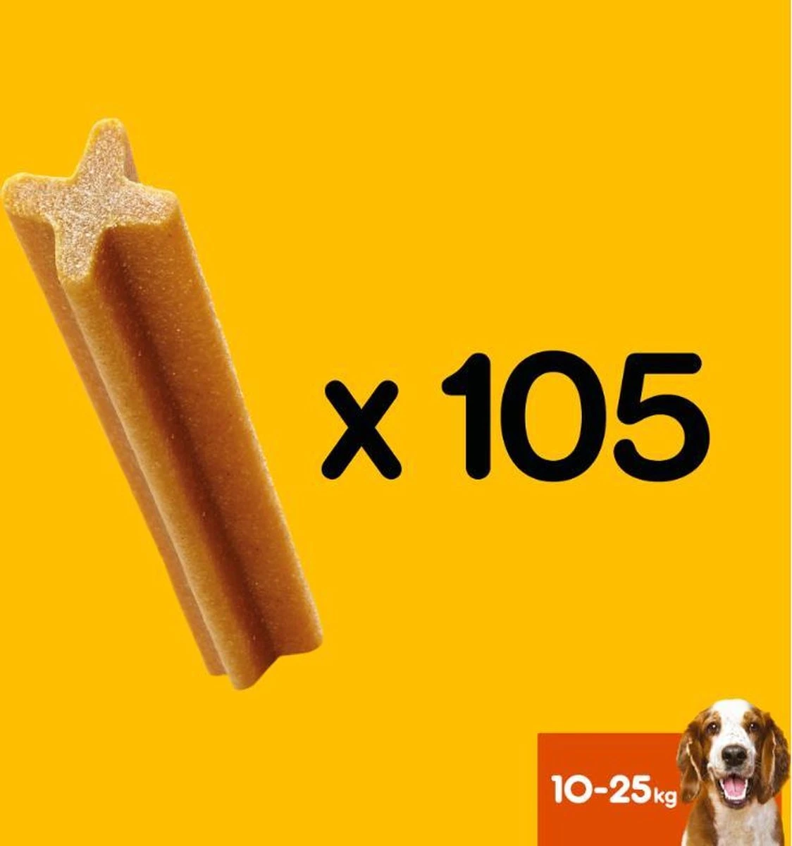 Pedigree Dentastix Kauwstaven - Gebitsverzorgende Hondensnacks - Medium - 105 Stuks - Afbeelding 5