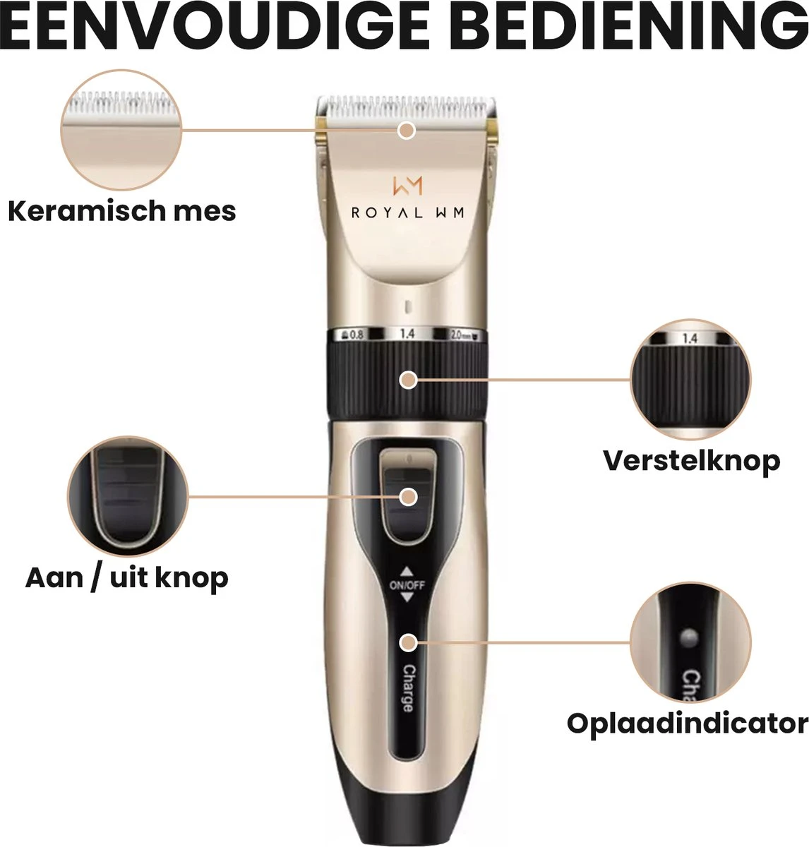 Hondentondeuse - Honden & Katten - Trimmer - Geluidsloos - Afbeelding 4