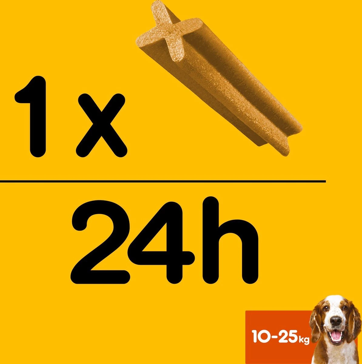 Pedigree Dentastix Kauwstaven - Gebitsverzorgende Hondensnacks - Medium - 105 Stuks - Afbeelding 4