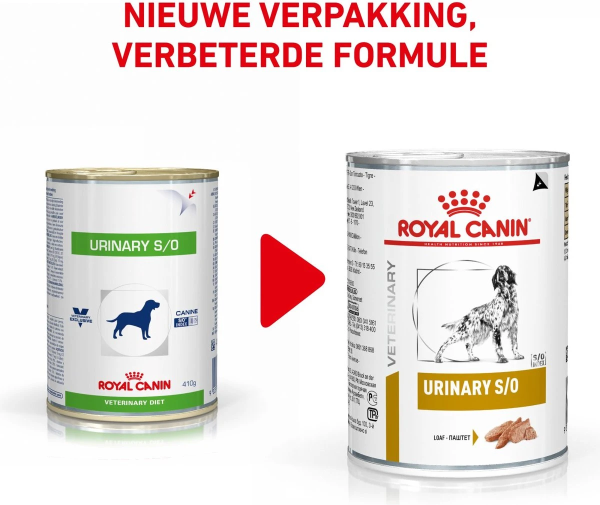 Royal Canin Urinary S/O Hond - 12 X 410 G Blikken - Afbeelding 8