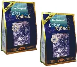 Henne - Lakse Kronch- 100% Zalmsnacks- Duo Pakket Voordeelverpakking- 2 X 600 Gram-gezonde Beloning - Graanvrije Trainers
