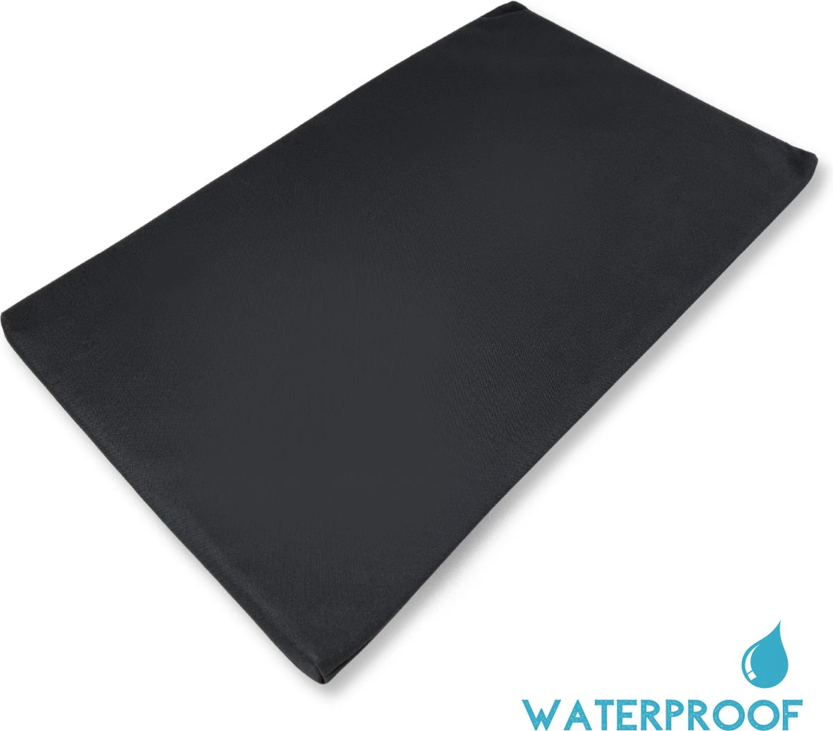 Topmast Waterproof Benchkussen - Nylon - Zwart - 90 X 60 Cm - Benchmat - Benchmatras - Waterafstotend - Hondenkussen - Afbeelding 3