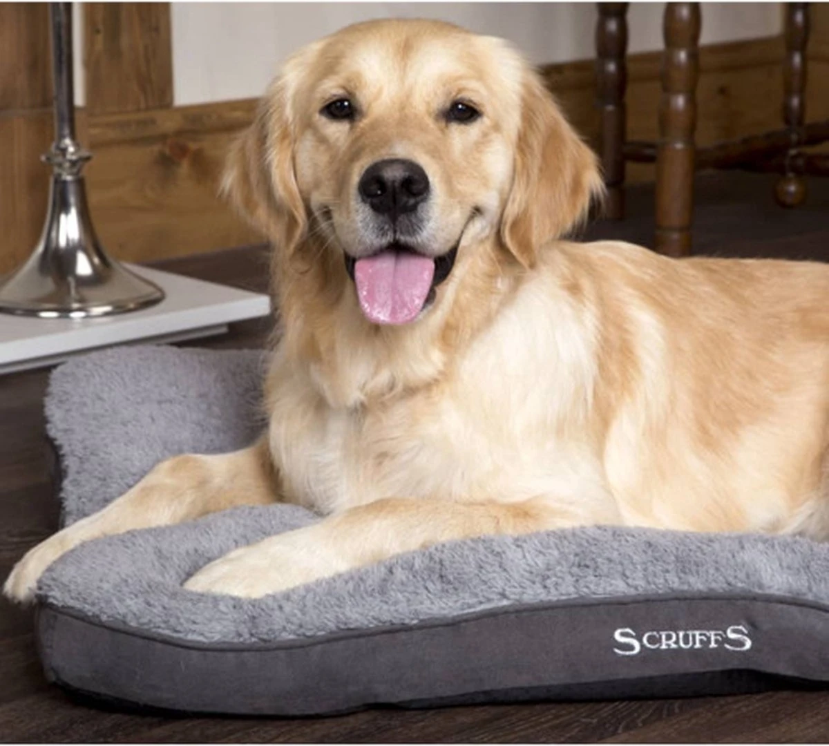 Scruffs Cosy - Comfortabel Hondenkussen In Grijs, Beige Of Karamel - Met Imitatie Suède Buitenvoering En Superzachte Binnenvoering - 100 X 70 Cm - Grijs - Afbeelding 13