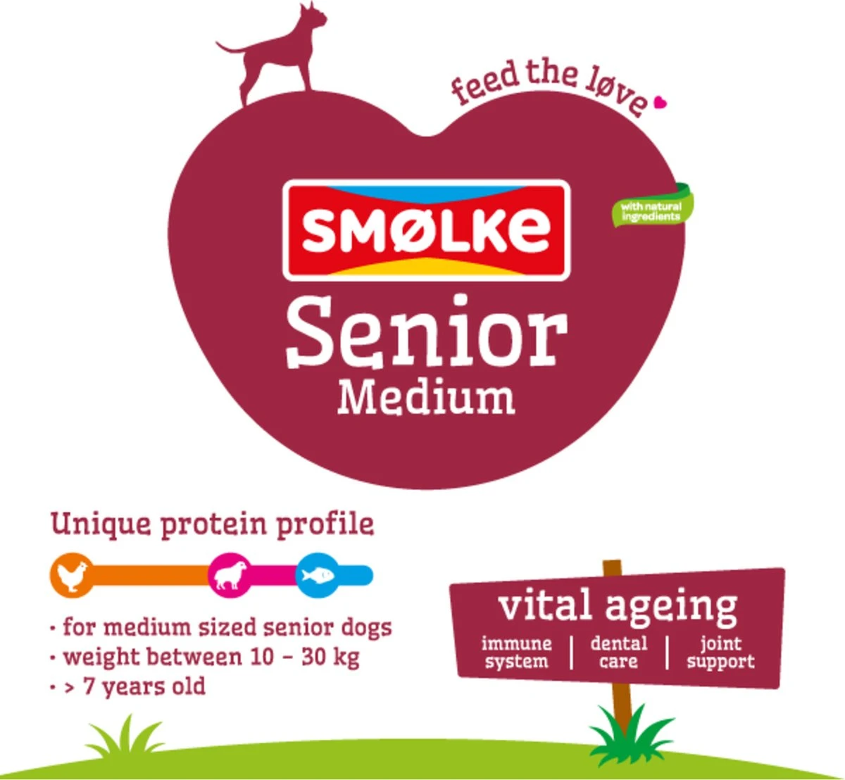 Smolke Senior Medium - Kip - Hondenvoer - 12 Kg - Afbeelding 11