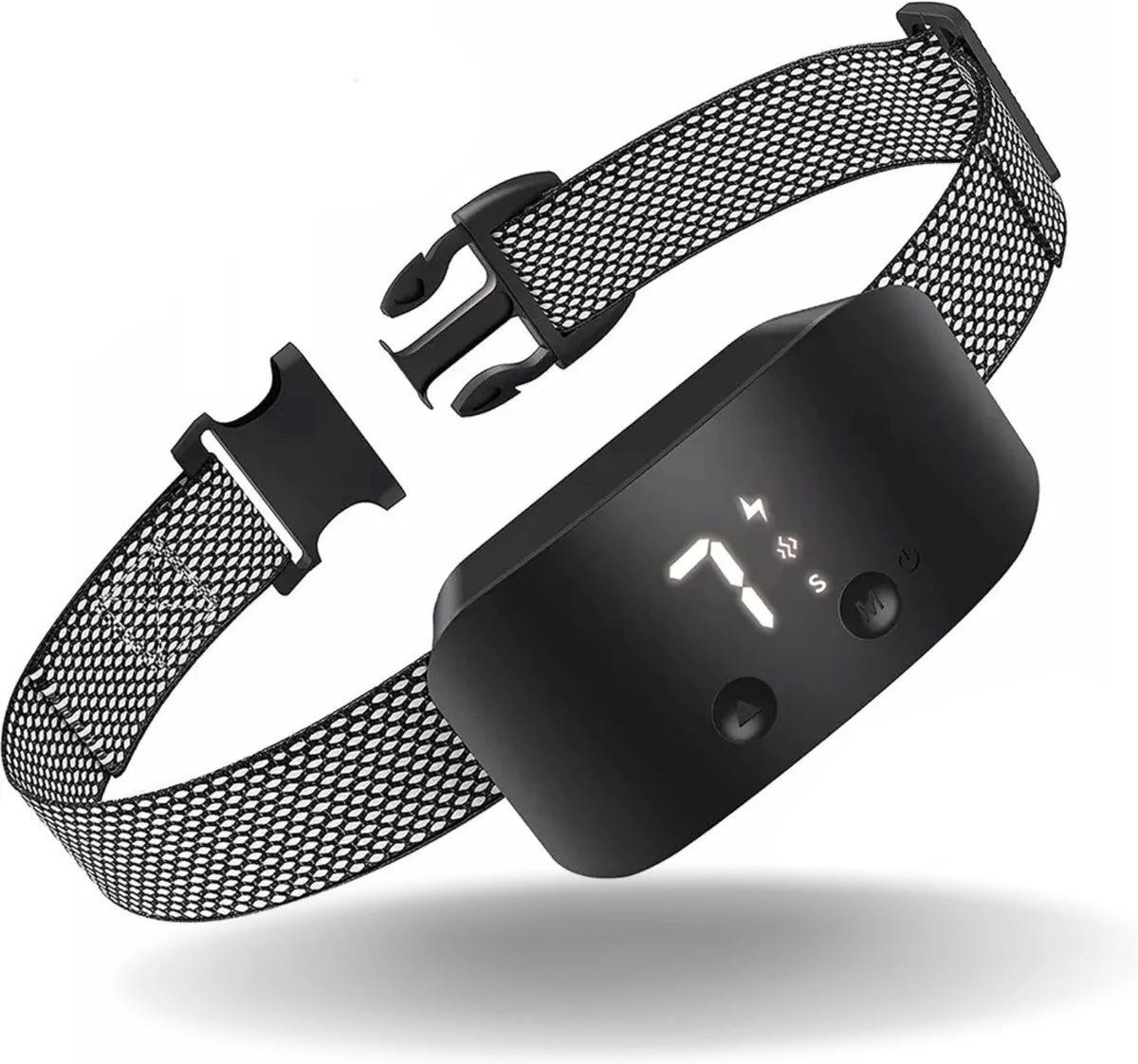 Amaeze Anti Blafband - Opvoedingshalsband Zonder Schok En Diervriendelijk – Blafband Voor Honden – Opvoedingshalsbanden - Voor Kleine En Grote Honden - Antiblafband Zonder Schok Waterdicht - Oplaadbaar - Vibratie En Audio