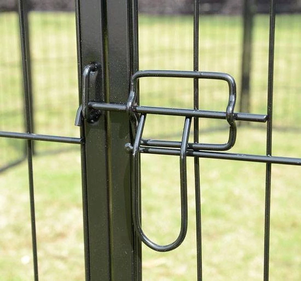 Topmast Premium Puppyren - Zwart - Hondenren - Opvouwbaar - 80 Cm Hoog - Binnen - Voor Puppy's En Honden - Afbeelding 3