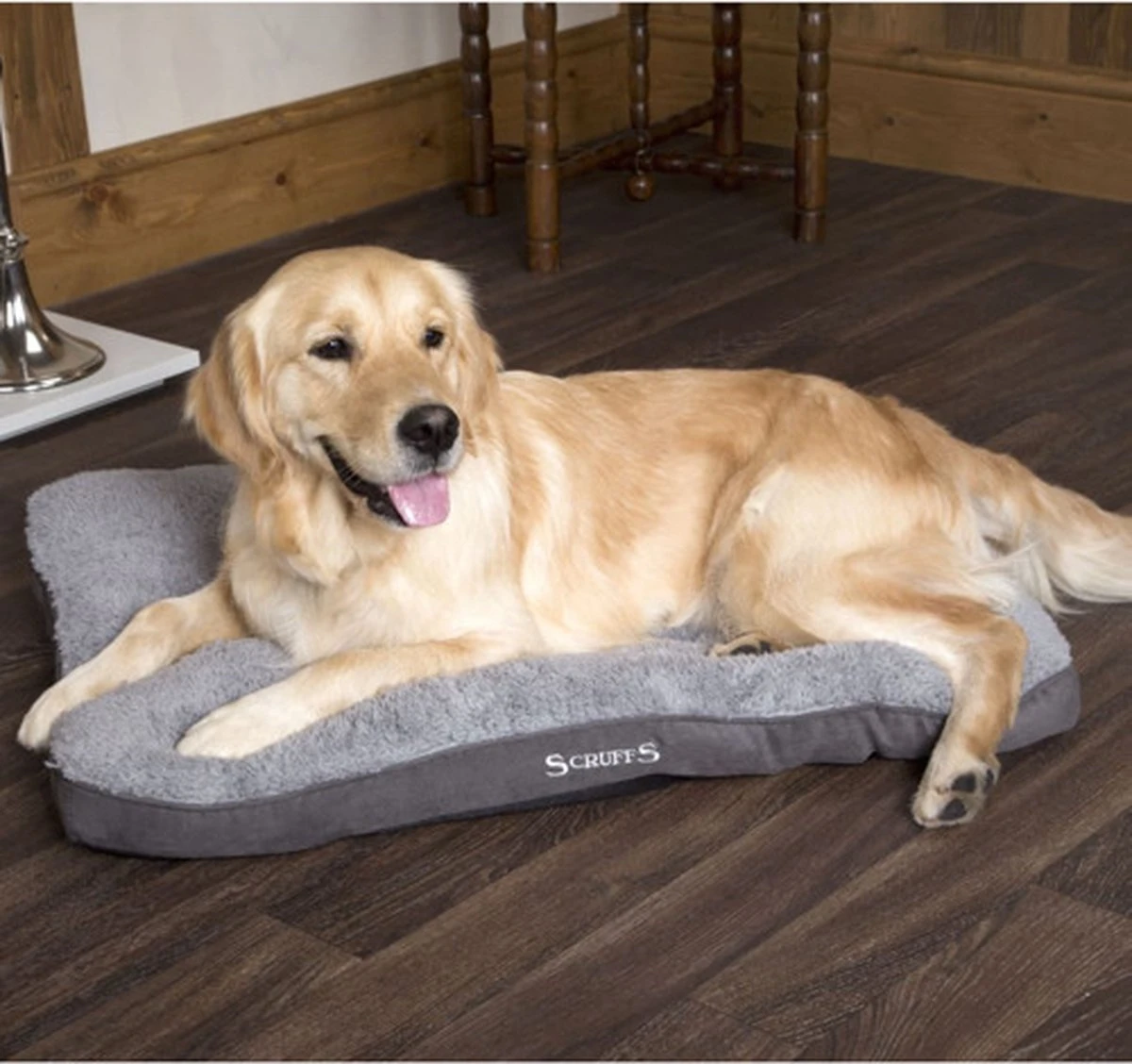 Scruffs Cosy - Comfortabel Hondenkussen In Grijs, Beige Of Karamel - Met Imitatie Suède Buitenvoering En Superzachte Binnenvoering - 100 X 70 Cm - Grijs - Afbeelding 15