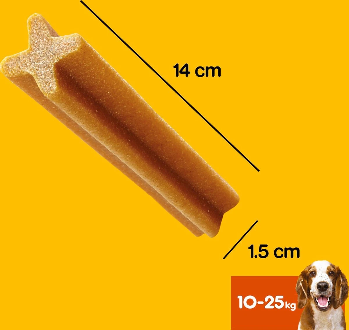 Pedigree Dentastix Kauwstaven - Gebitsverzorgende Hondensnacks - Medium - 105 Stuks - Afbeelding 3
