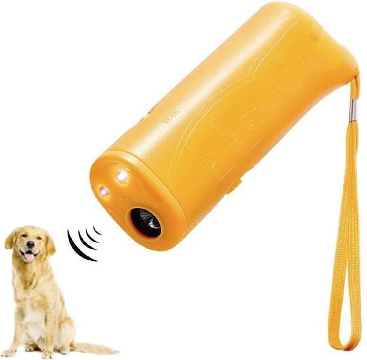Merkloos Diervriendelijke Ultrasone Anti-Blaf Apparaat - Effectieve Hondentrainer - Anti Blaf Middel - Ultrasone Hondentrainer - Honden Clickertraining - Trainingshulp - Afbeelding 4