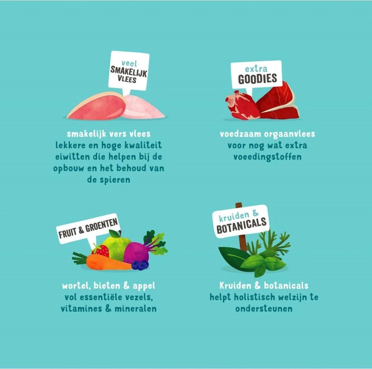 Edgard & Cooper Hondenvoer Multipack Kip - Wild - Lam 6 X 400 Gr - Afbeelding 3