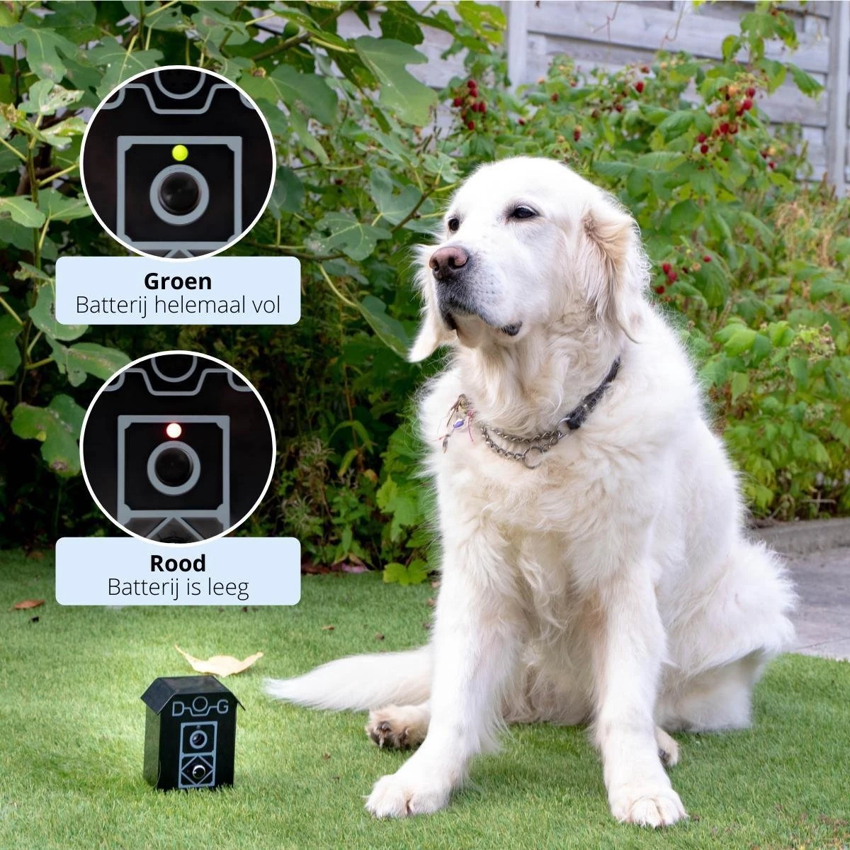 Merkloos Anti Blaf Apparaat Voor Honden - Alternatief Voor De Anti Blafband - Inclusief 9v Batterij & Nederlandse Handleiding - Diervriendelijk - Zonder Schok - Blafband Voor Honden - Zwart - Afbeelding 6