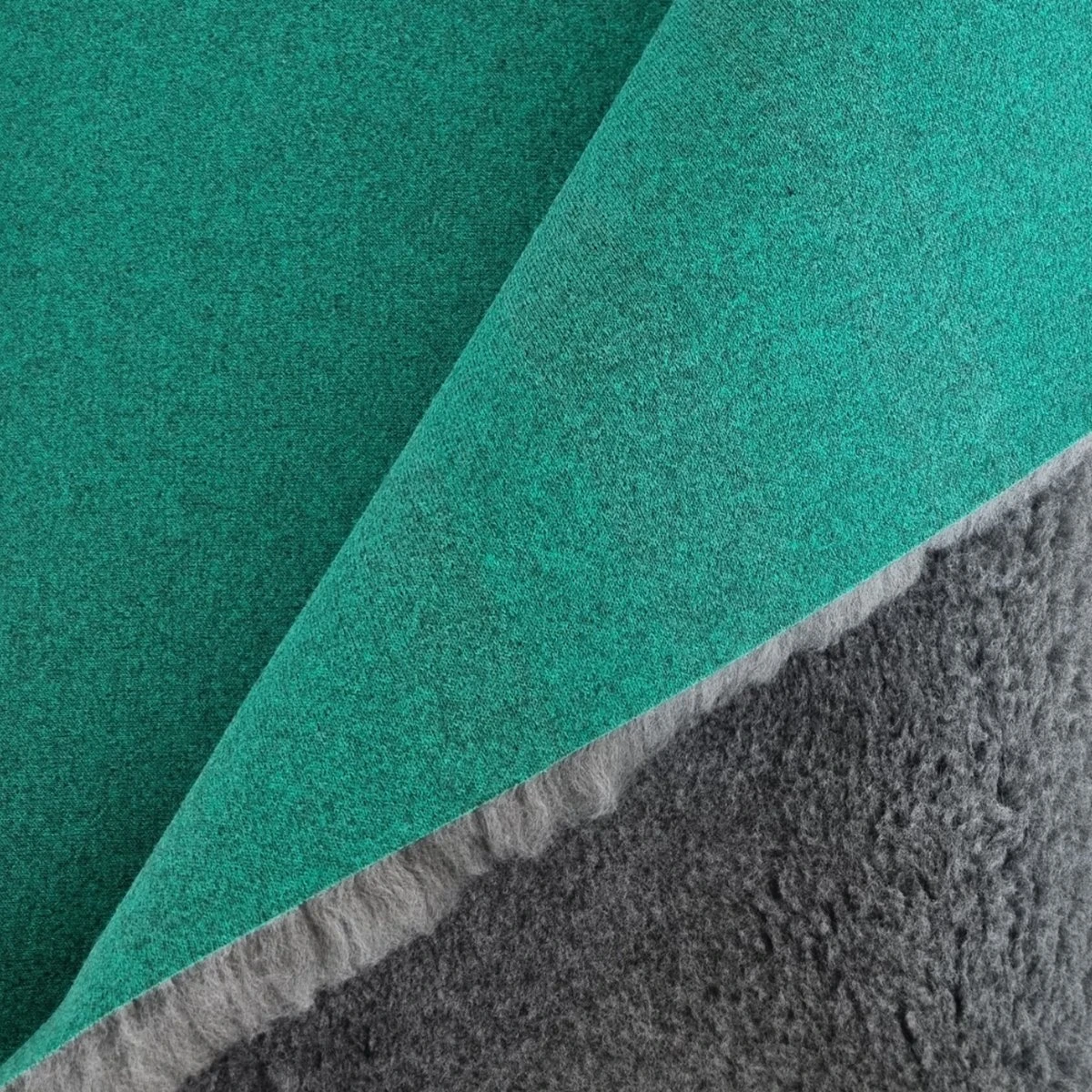 Vetbed PROF - Hondenmat - 35 MM Dikte - Grijs Effen - 150 X 100 CM - Dierenmat Groene Rug - Benchmat - Hondenkleed - Machine Wasbaar - Voor Hond, Kat En Cavia - Afbeelding 2