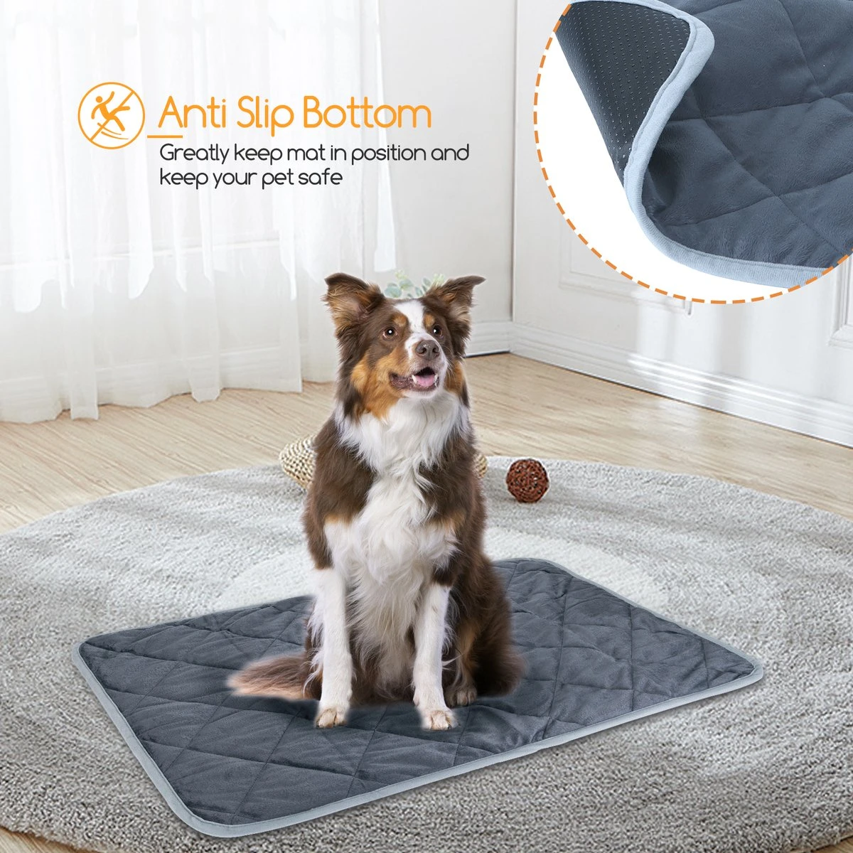 Nobleza Vetbed - Warmtemat - M - Voor Honden En Katten - 60x45cm - Afbeelding 6