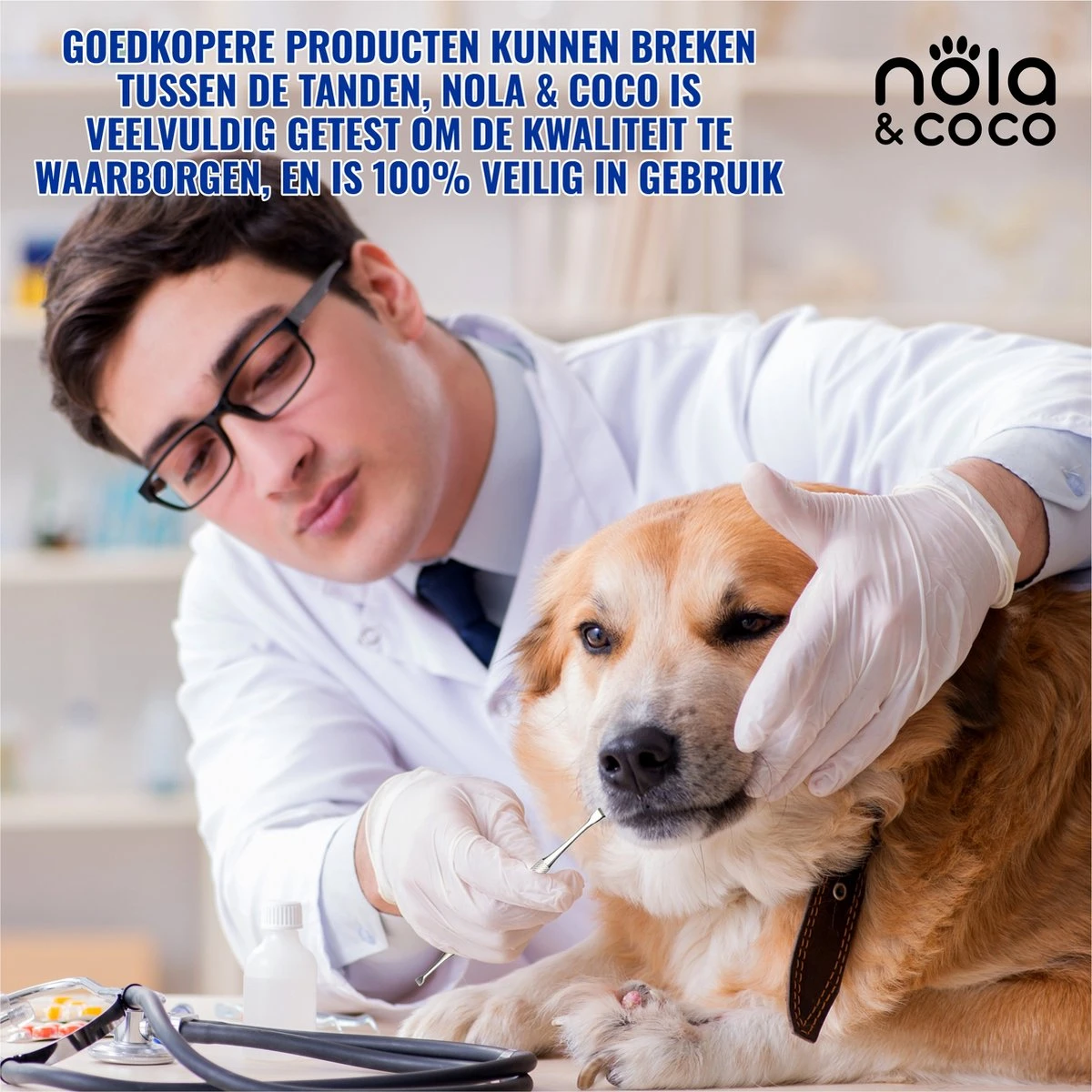 Nola & Coco® Tandsteen Verwijderaar Set Inclusief Bewaardoosje - Tandenkrabber - Set Van Twee - Hond - Kat - Tandenborstel - Tandplak Verwijderen - Tandenstoker - Honden Tanden Schoonmaken - Tandenhaakje - Gebitsreiniging - Afbeelding 4