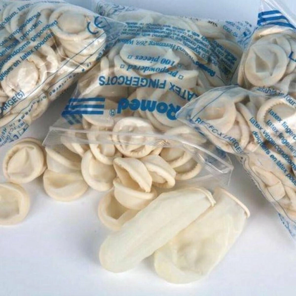 Emro Vingerlingen Latex Condooms - Large - 100 Stuks - Afbeelding 3