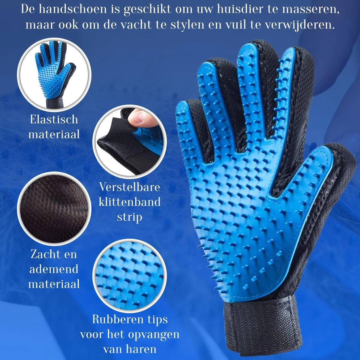 Scharenset Hond - 8-Delige Scharenset - Hondenschaar - Trimset - Trimschaar Voor Honden - Huisdier Knipset - Effileerschaar Hond - Goud - Afbeelding 6