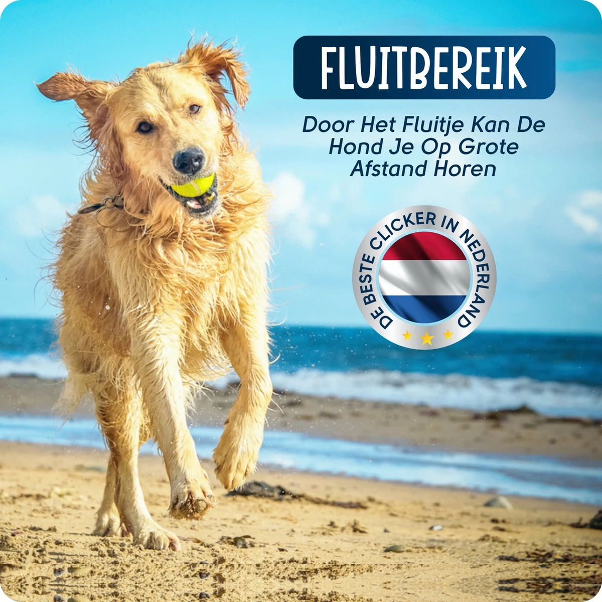 VEDIC® - Luxe Clicker Met Fluit - Clickertraining Voor Honden - Zwart - Bevestigingsring - Fluit - Hondentraining - Afbeelding 5