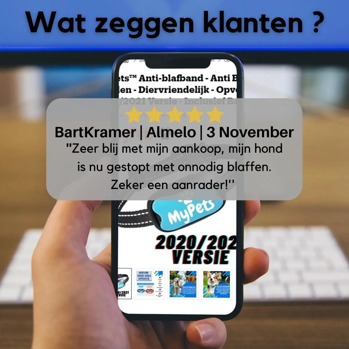 MyPets™ Anti-blafband - Anti Blaf Apparaat - Voor Kleine Honden En Grote Honden - Diervriendelijk - Opvoedingshalsband - Trainingshalsband - 2022/2023 Versie - Inclusief Batterijen - Afbeelding 8
