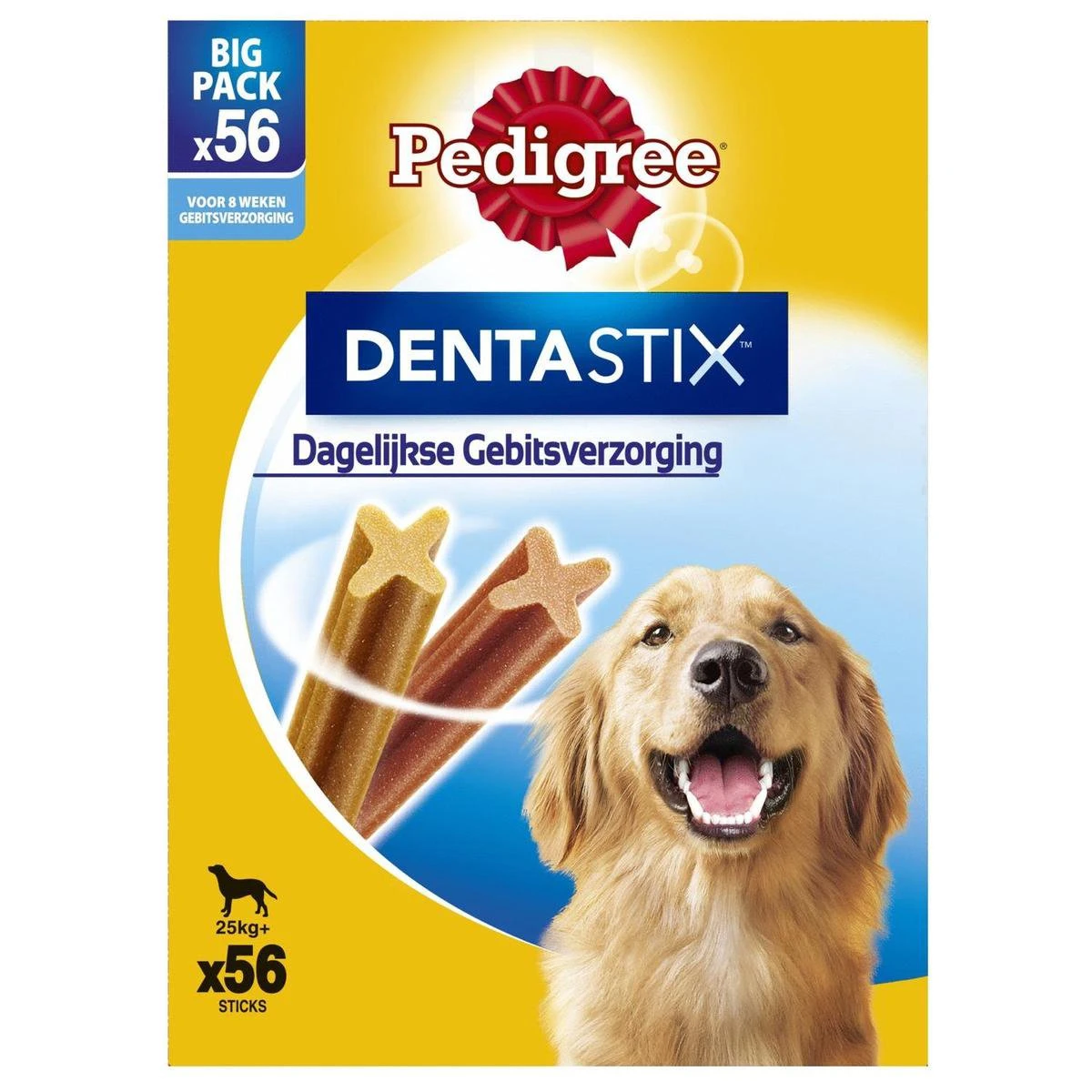 Pedigree Dentastix Kauwstaven - Gebitsverzorgende Hondensnacks - Maxi - 56 Stuks