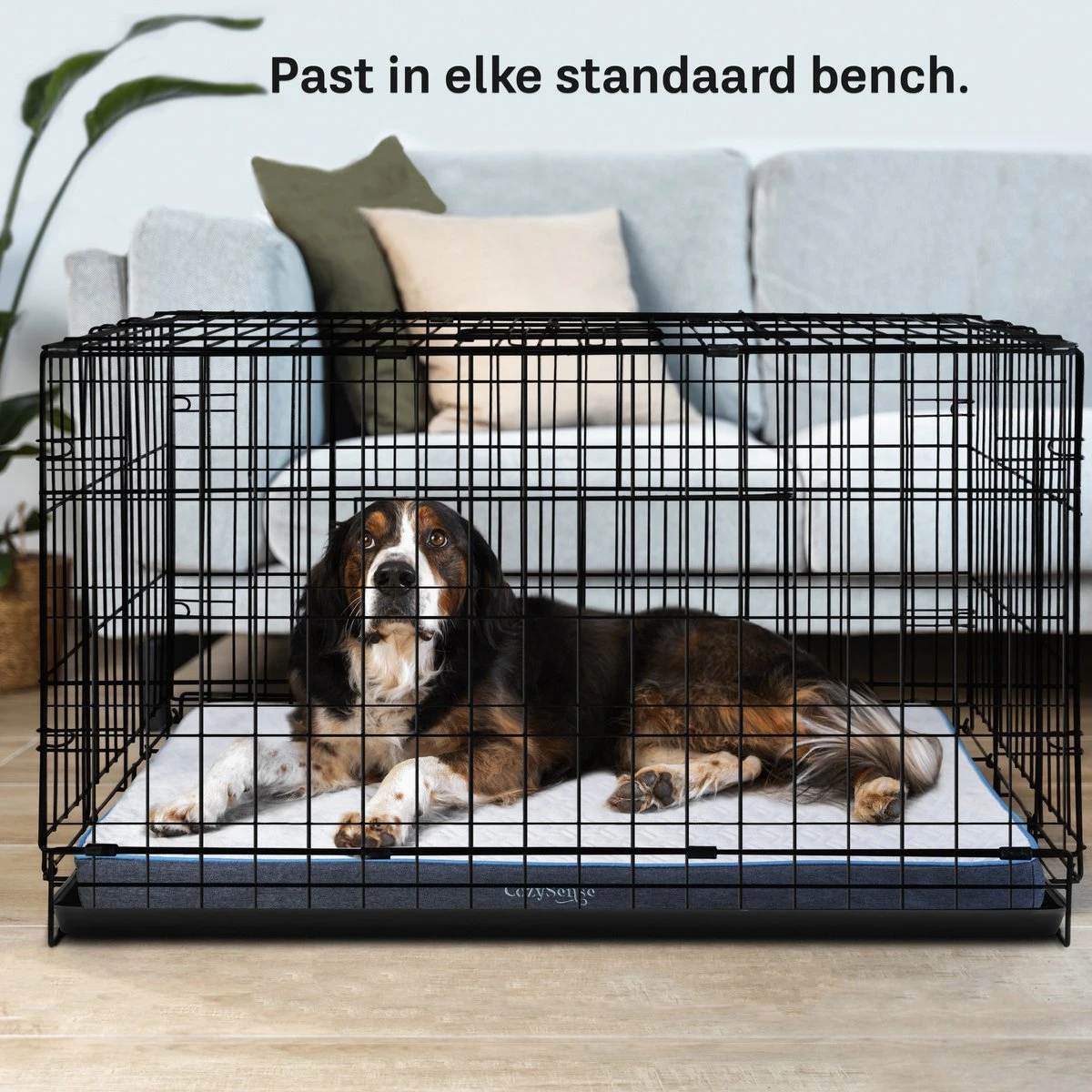 CozySense® - Orthopedisch Hondenkussen - Hondenkussen 90 X 55 Cm - Ook Geschikt Als Benchkussen & Hondenbed - Hondenkussen Bank - Traagschuim - Waterdicht - Wasbare Hoes - Maat L - Afbeelding 5