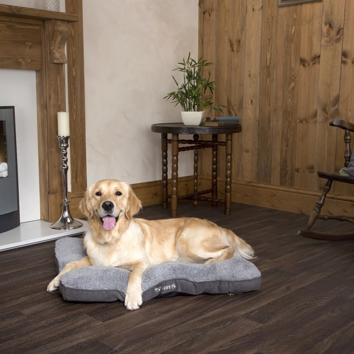 Scruffs Cosy - Comfortabel Hondenkussen In Grijs, Beige Of Karamel - Met Imitatie Suède Buitenvoering En Superzachte Binnenvoering - 100 X 70 Cm - Grijs - Afbeelding 11