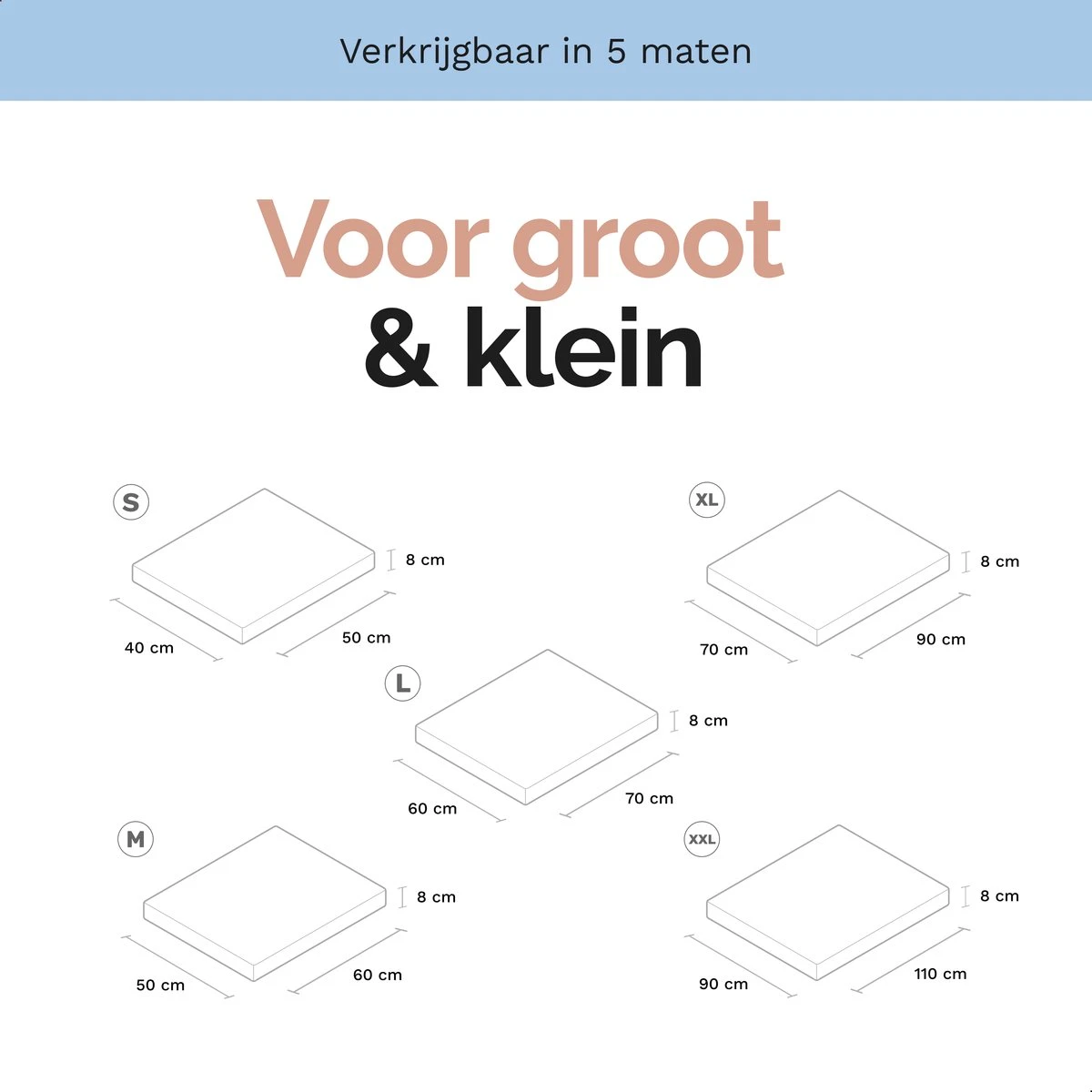 Rexproduct Hondenkussen - Hondenmand - Hondenbed Met Rits En Wasbaar - Manden & Kussens 90 X 110 CM - 0 Tot 80 Kg - SoftPet Groen - Afbeelding 3