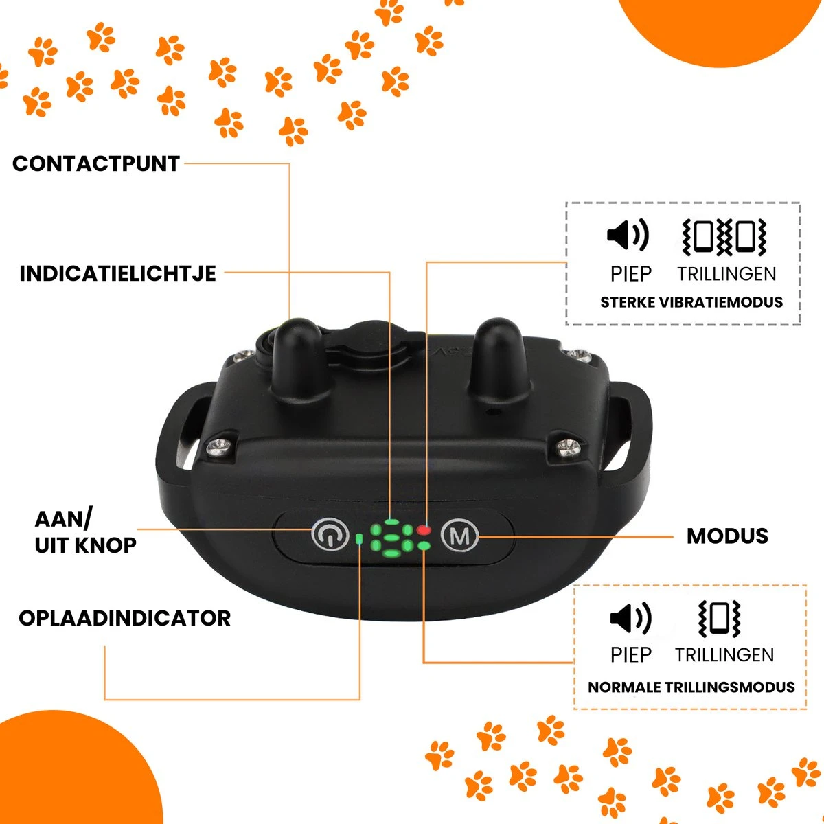 DOSCA® Anti Blafband - Anti Blaf Apparaat - Blafband Voor Honden - Zonder Schok En Diervriendelijk - Afbeelding 9