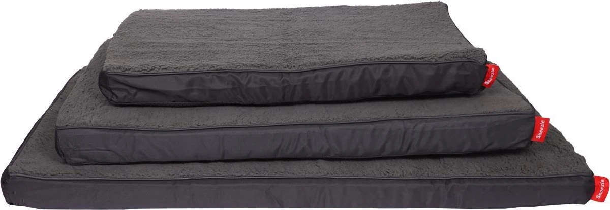 Snoozle Orthopedische Hondenmand - Zacht En Luxe Hondenkussen - Hondenbed - Wasbaar - Hondenmanden - M - 76cm - Grijs - Afbeelding 6