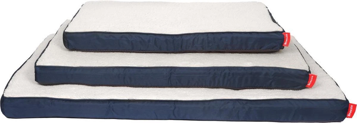Snoozle Orthopedische Hondenmand - Zacht En Luxe Hondenkussen - Hondenbed - Wasbaar - Hondenmanden - XL - 112cm - Blauw - Afbeelding 6