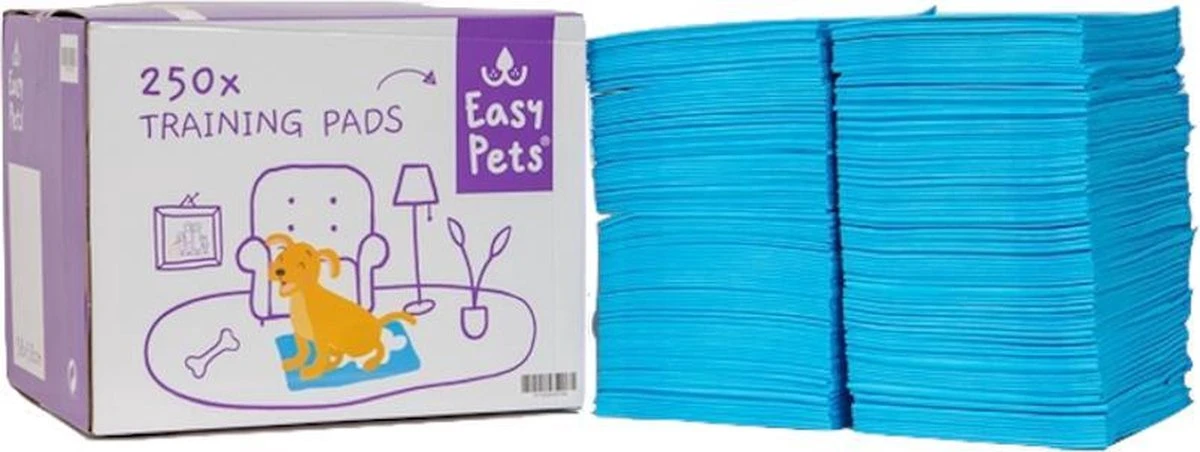 Easypets Puppy Training Pads - Zindelijkheidstraining - Hondentoilet - 60 X 60 Cm - 250 Stuks - INCL. PADHOUDER - Afbeelding 4