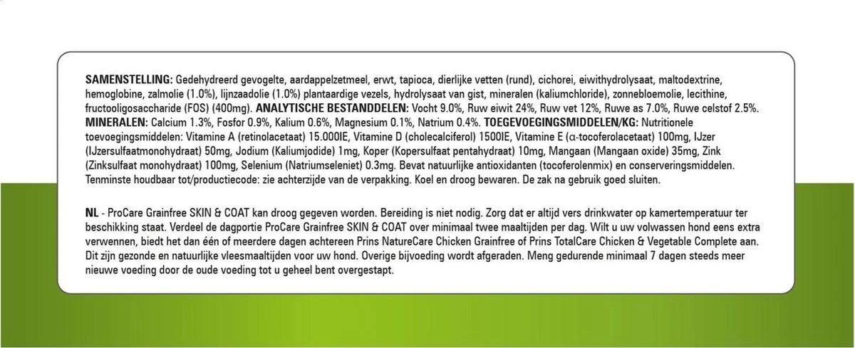 Prins Procare Graanvrij Skin & Coat - 12 KG - Afbeelding 7