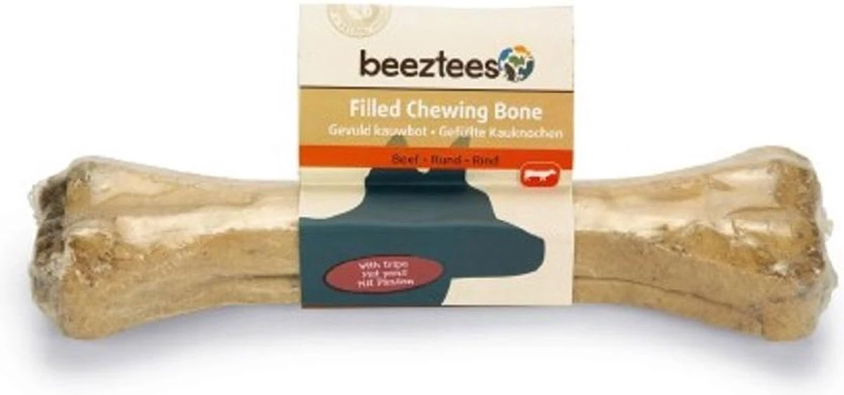 Merkloos Beeztees Gevuld Kauwbot Met Pens. - 1x 20