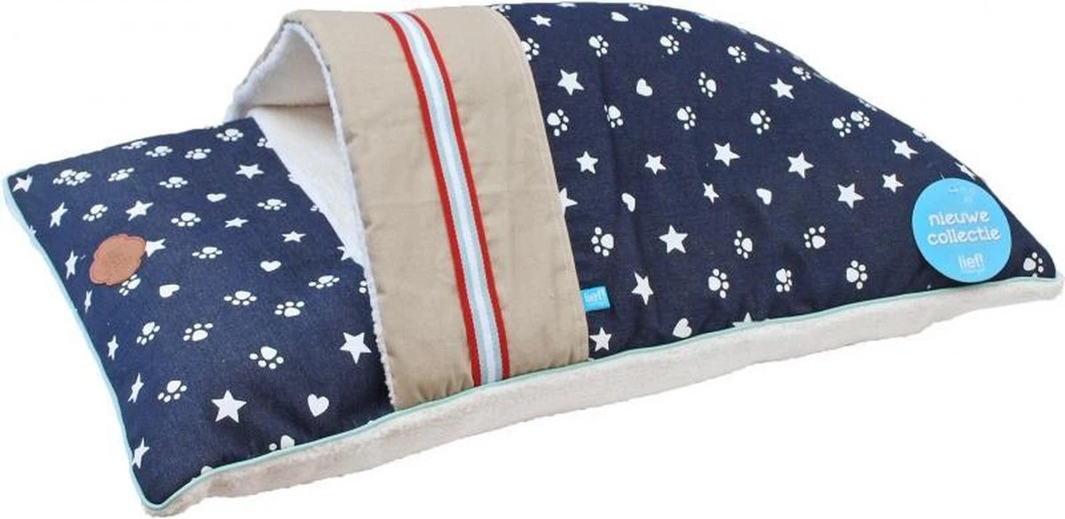 Lief! Kussen Met Slaapzak Unisex - Maat: 67 Cm (L) X 42 Cm (B) - Afbeelding 3