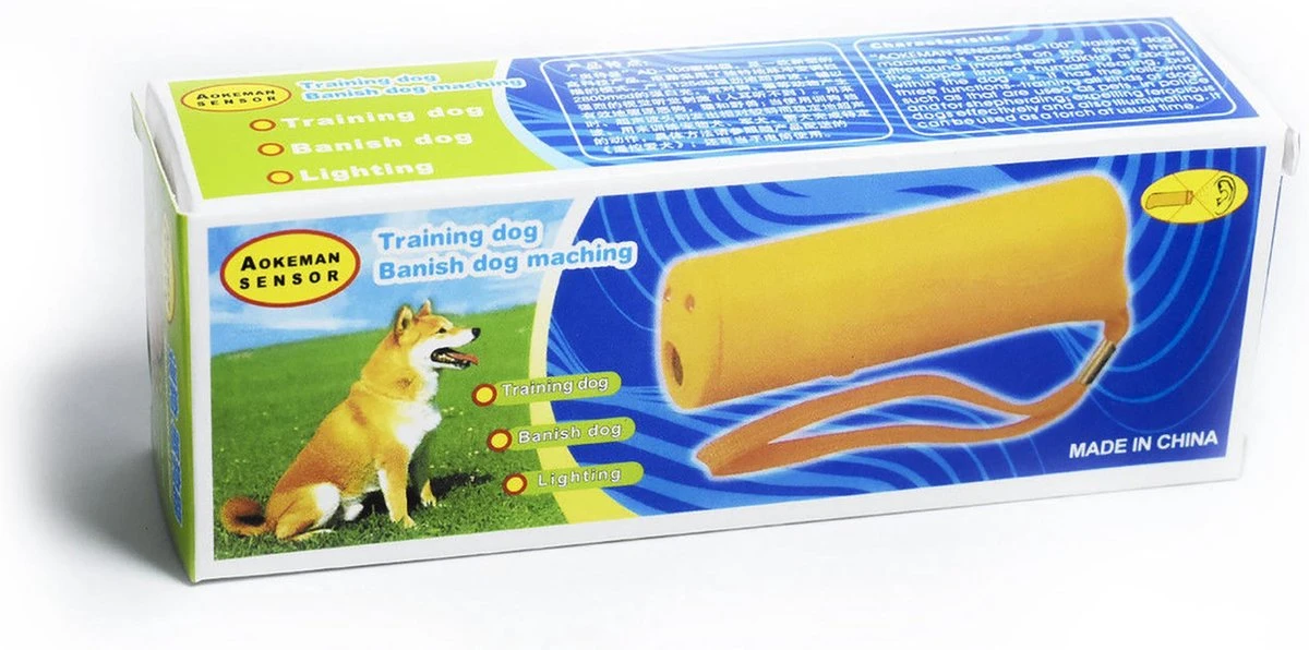 Merkloos Diervriendelijke Ultrasone Anti-Blaf Apparaat - Effectieve Hondentrainer - Anti Blaf Middel - Ultrasone Hondentrainer - Honden Clickertraining - Trainingshulp