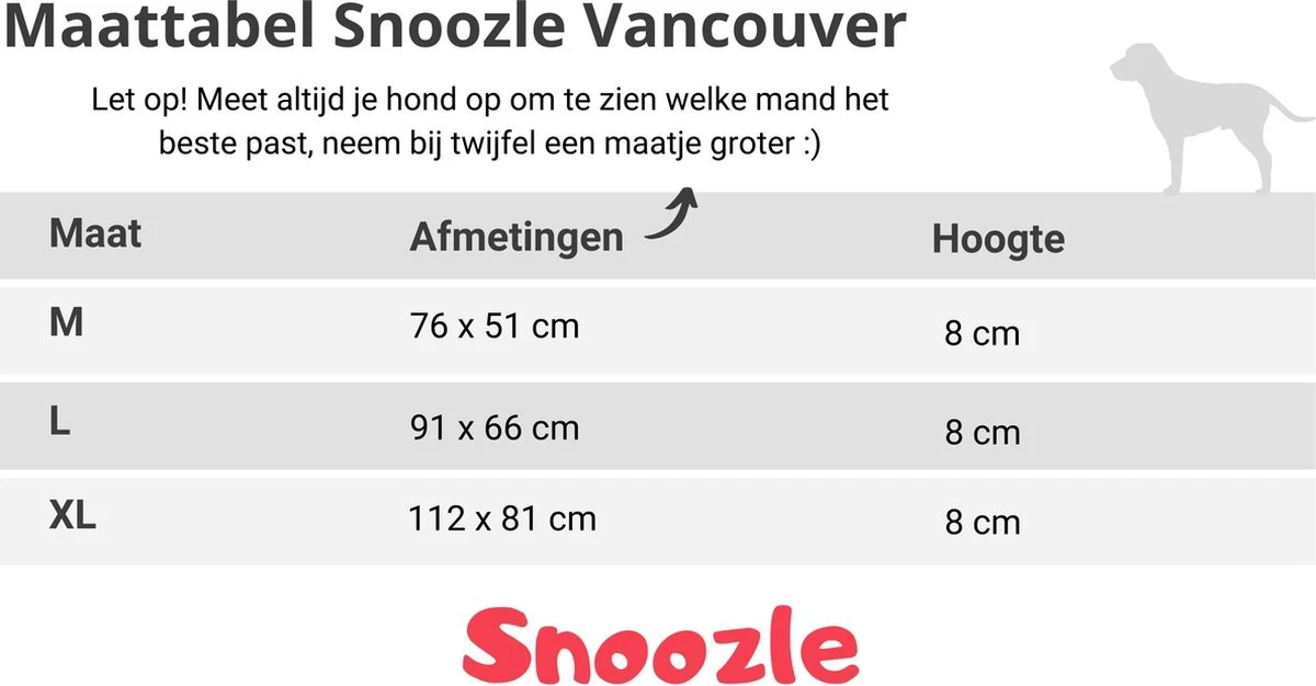 Snoozle Orthopedische Hondenmand - Zacht En Luxe Hondenkussen - Hondenbed - Wasbaar - Hondenmanden - XL - 112cm - Blauw - Afbeelding 3
