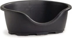 Strong Hondenmand Hondenbed Kunststof PVC 87 Cm Zwart