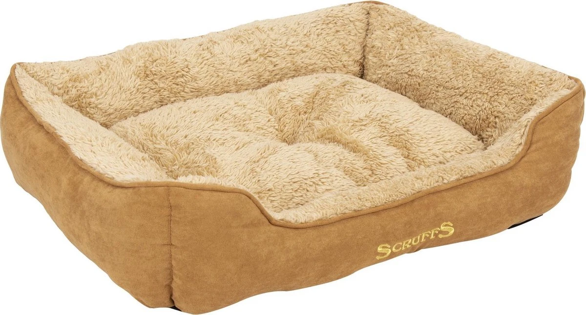 Comfortabele Zacht Gevoerde Hondenmand - Scruffs Cosy - Grijs, Bruin Of Beige - Maat S/M/L/XL - Kleur: Grijs, Maat: Medium - Afbeelding 2