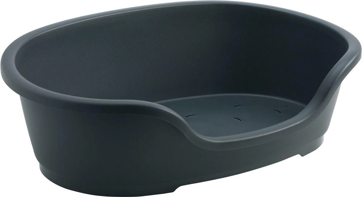 Flamingo - Hondenmand Domus - S - Zwart - 50/58 X 38 X 20 Cm