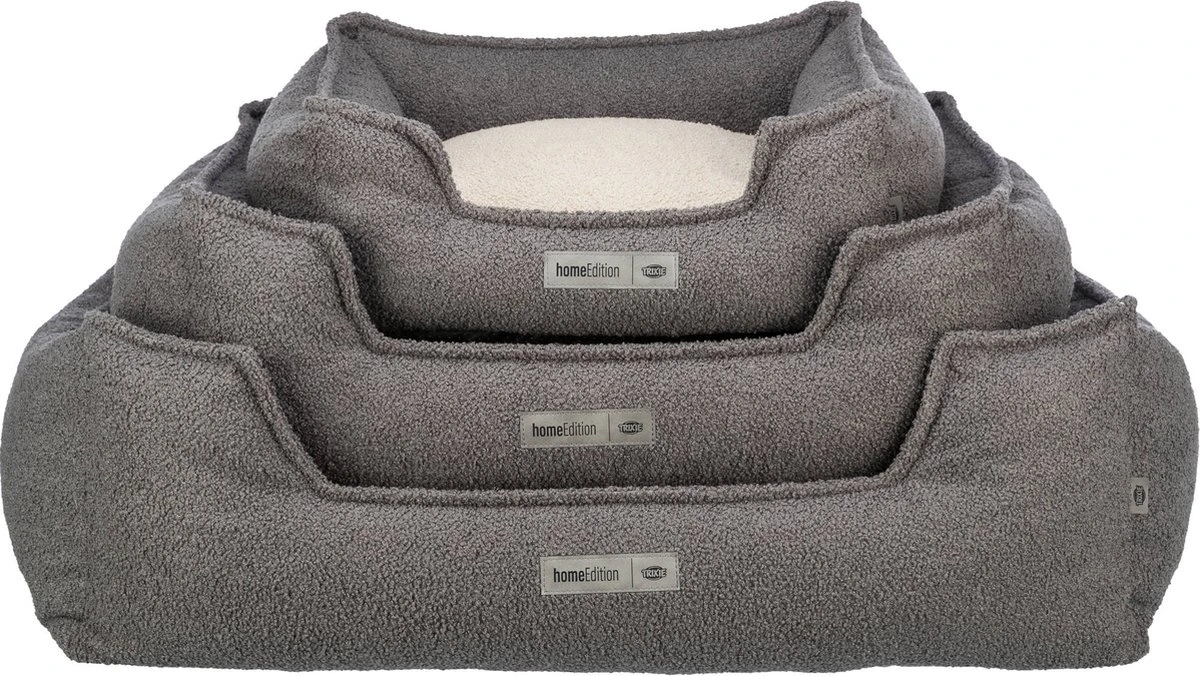 Trixie Be Eco Hondenmand Coline Hoekig Donkergrijs / Beige - 100X80 CM - Afbeelding 5