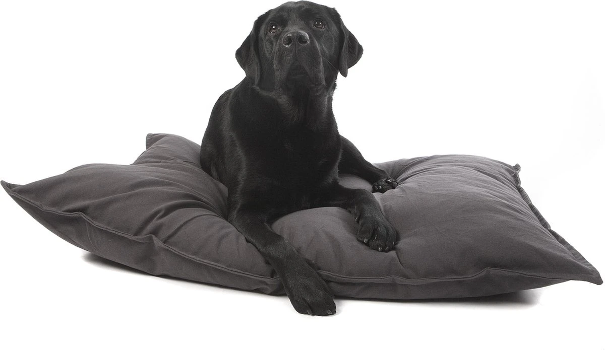 Lex & Max Tivoli - Hondenkussen - Rechthoek - 100x70cm - Grijs - Afbeelding 4