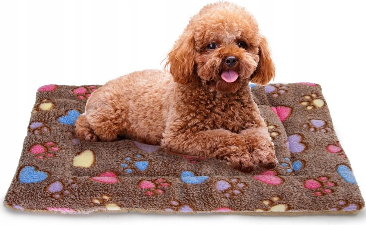 Nobleza Benchkussen - Dierenkussen - Hondenkussen - Kattenkussen - Benchmat - Dierenmat - Hondenmat - Kattenmat - Bruin - Maat S