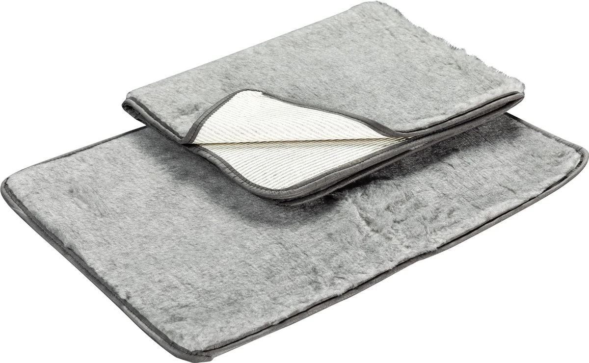 Lovely Nights Vetbed/kleed Anti-slip Mouse Grey 120x75 Rechthoek