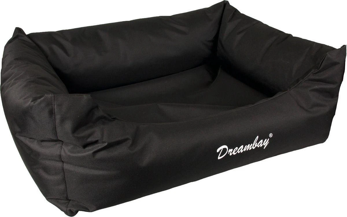 Flamingo Hondenmand Dreambay - 100 X 80 X 25 Cm - Zwart
