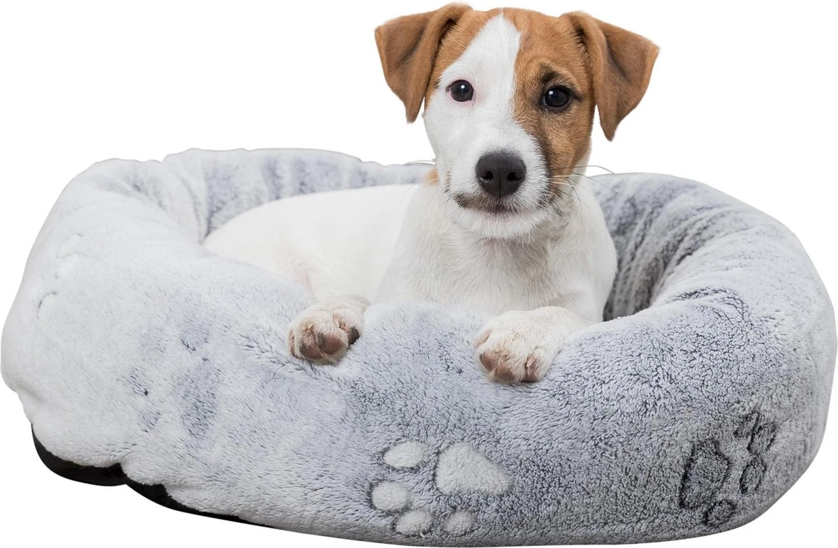 Trixie Hondenmand Nando Rond Lichtgrijs (50X40 CM) - Afbeelding 3