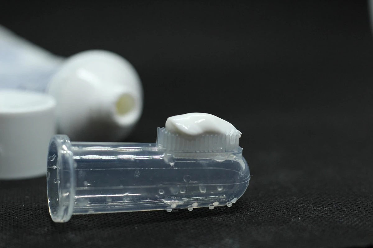 Merkloos 4x Honden Tandenborstel - Honden Tandenborstel Vinger - Honden Verzorging - Puppy - Hondentandenborstel - Katten Tandenborstel - Afbeelding 3