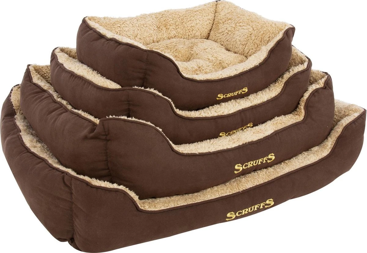 Comfortabele Zacht Gevoerde Hondenmand - Scruffs Cosy - Grijs, Bruin Of Beige - Maat S/M/L/XL - Kleur: Grijs, Maat: Medium - Afbeelding 4