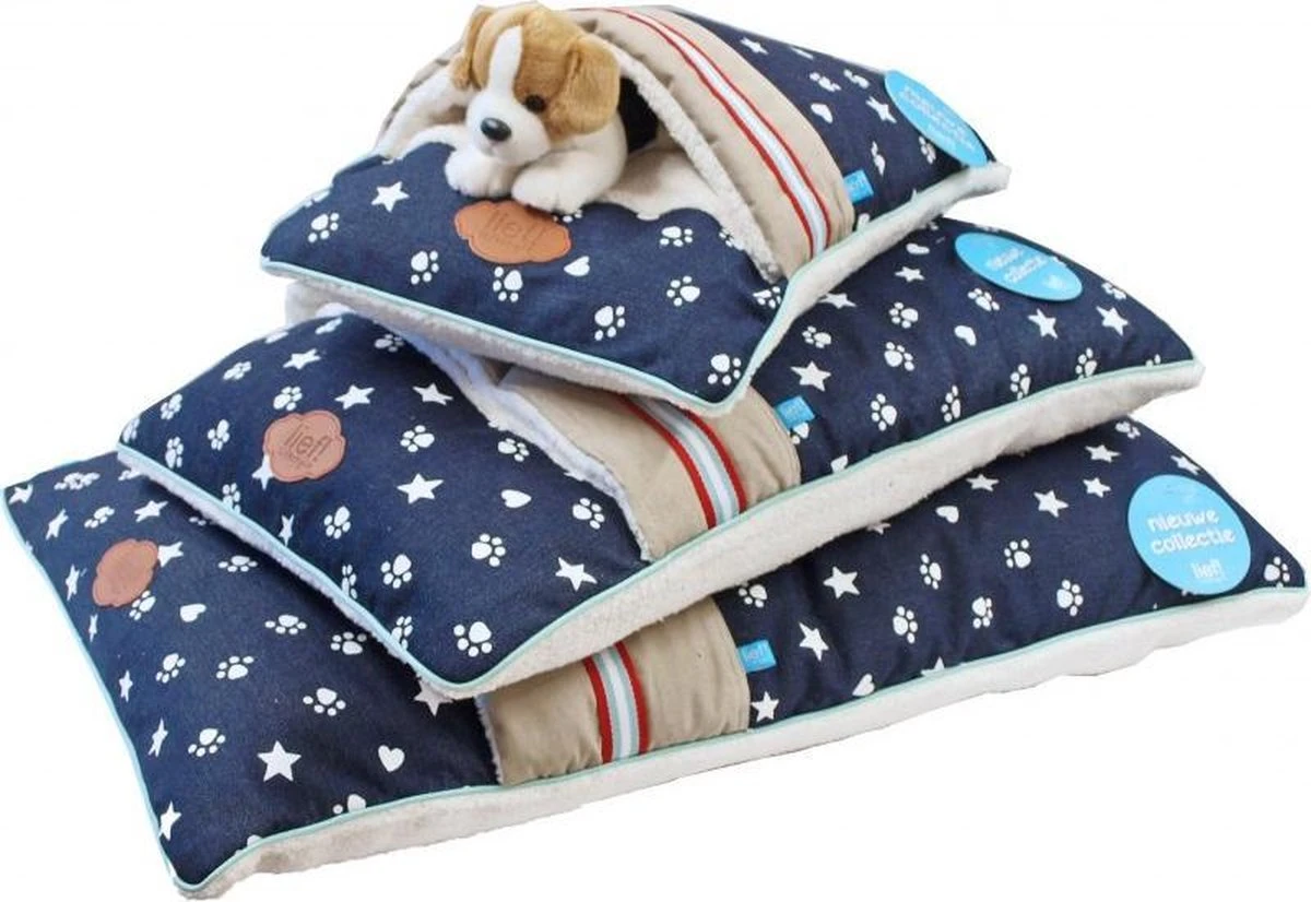 Lief! Kussen Met Slaapzak Unisex - Maat: 67 Cm (L) X 42 Cm (B) - Afbeelding 5